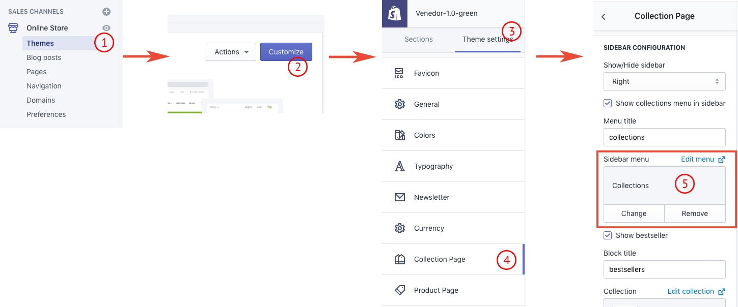 Add collection nav and child collections