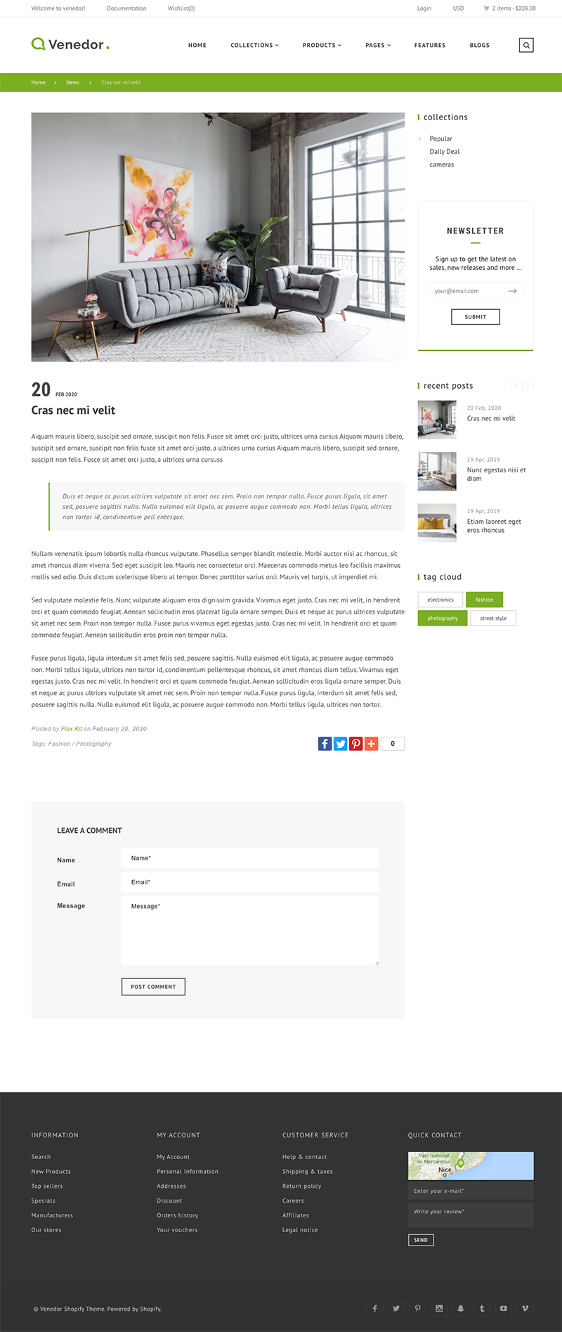 Venedor Article
