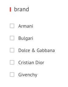 Filter by tags