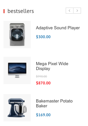 Sidebar carousel