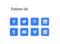 Footer contact details result