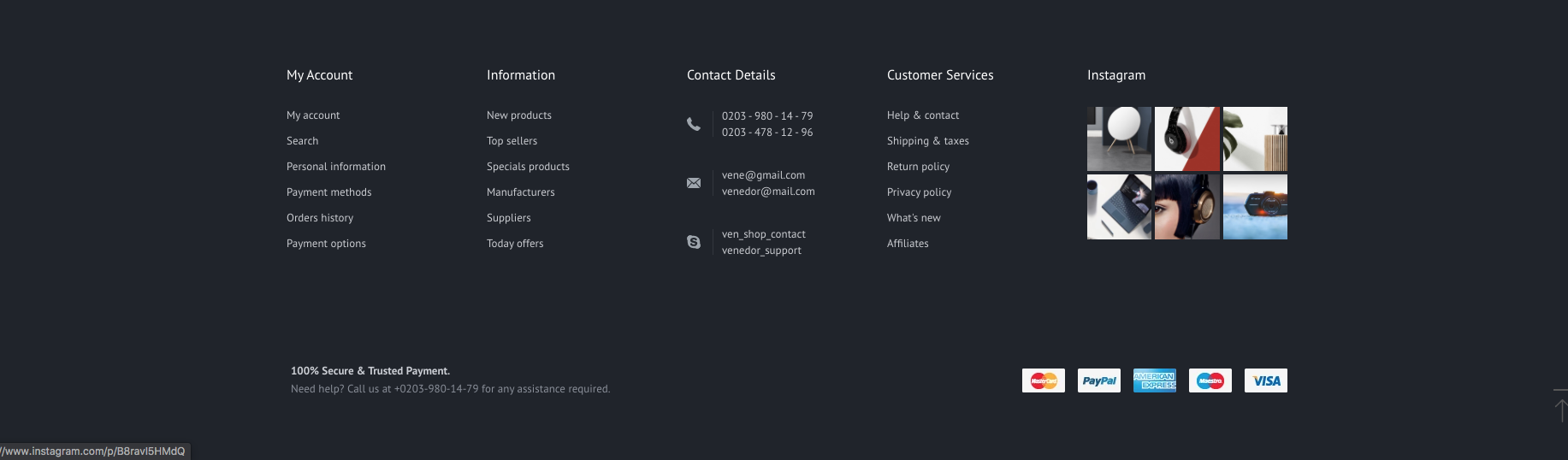 Footer type 4