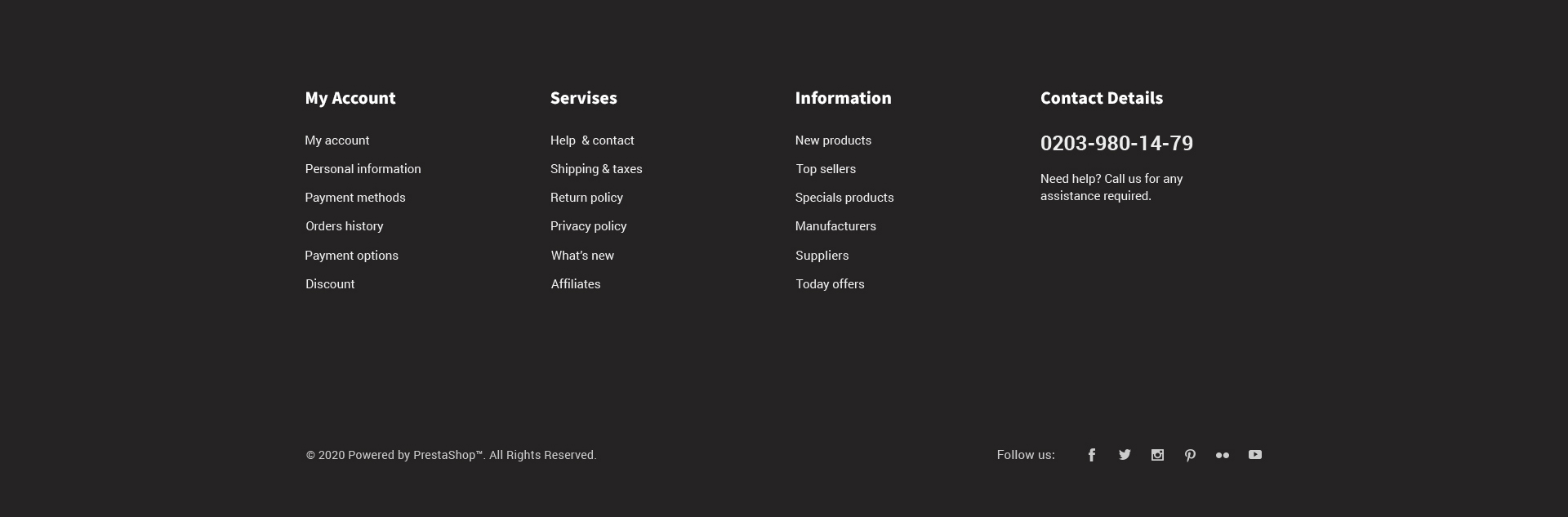 Section - Footer
